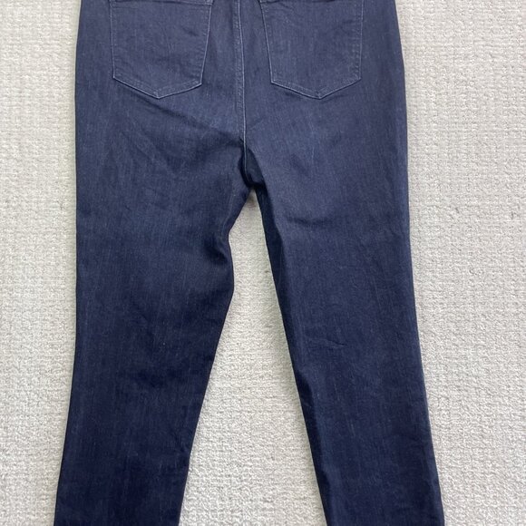 Calvin Klein Jeans Women’s Sz 14 Dark Blue High Rise Skinny Denim Pants Casual - Picture 13 of 14